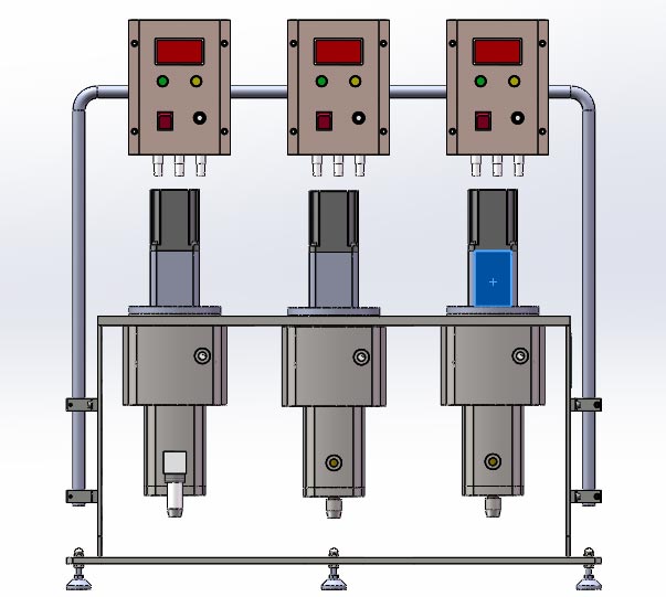 liquid-liquid Centrifugal Extractor Skid platform process drawing
